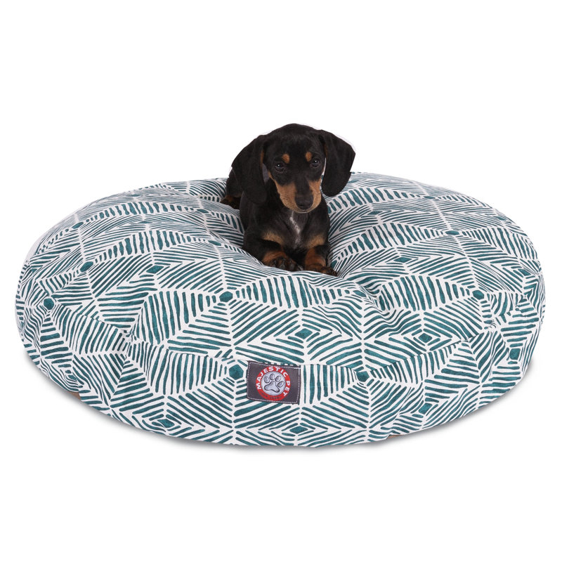 Oreiller pour chien Charlie / classique, Moyen (l 36 po x P 36 po x H 5 po), Émeraude