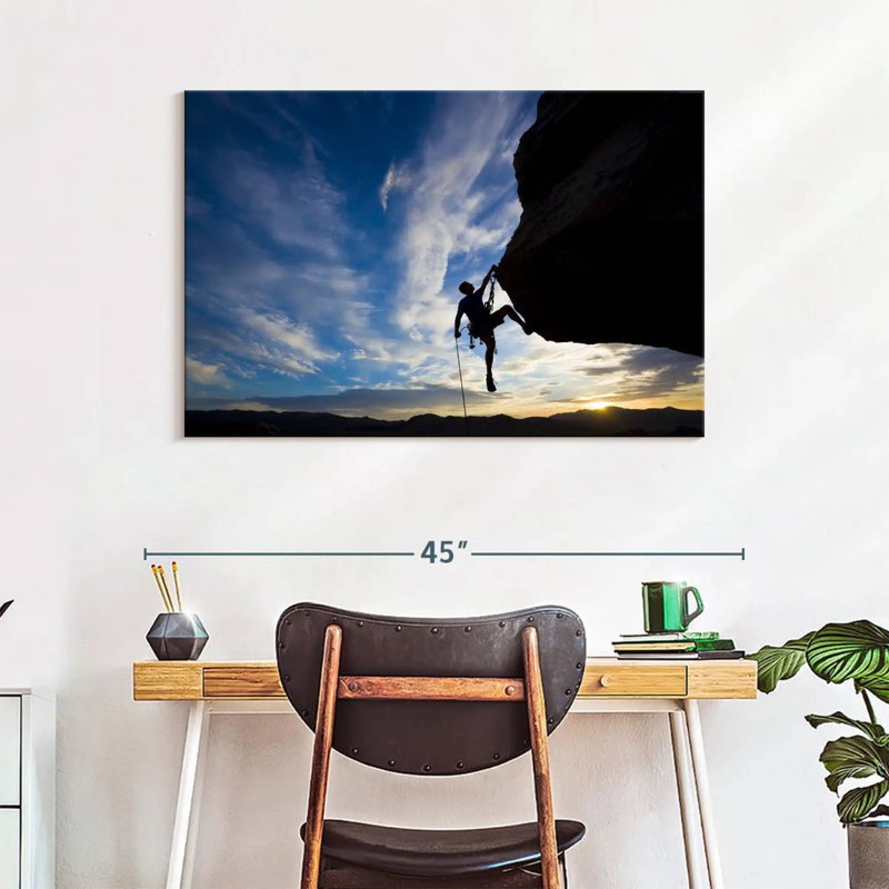 Sireci Keep Climbing, 26" H x 39" W