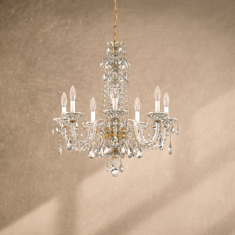 Sterling 7 - Light Chandelier, Clear Spectra Crystal