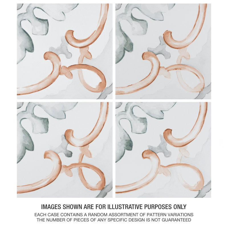 Saint Germain 6" x 6" Porcelain Wall & Floor Tile