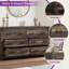 Commode double en bois Quan Farmhouse-179573690