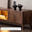 Meuble télé en bois massif au design simple-125216630