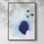 «Spare Blue I», reproduction encadrée de qualité supérieure - prête à être accrochée-88103527-88103528-98029987
