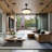 42" 4 - Blade Led 3 Speeds 3 Light Ceiling Fan With Remote Control Retractable Blades And Light Kit Included
