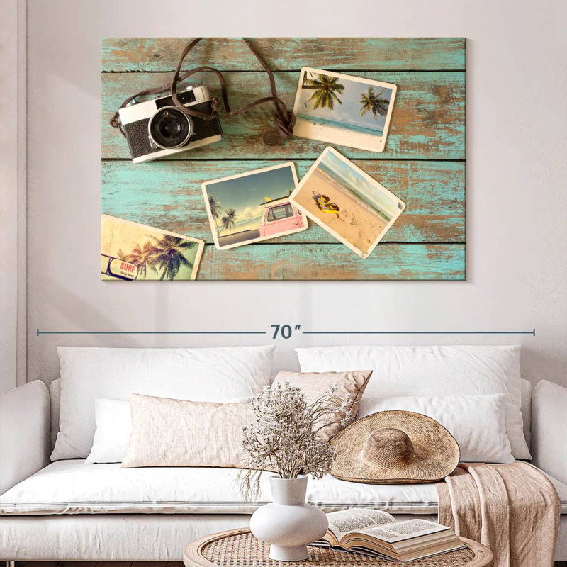 Senne Vintage Beach Memories, H 34 po x l 51 po