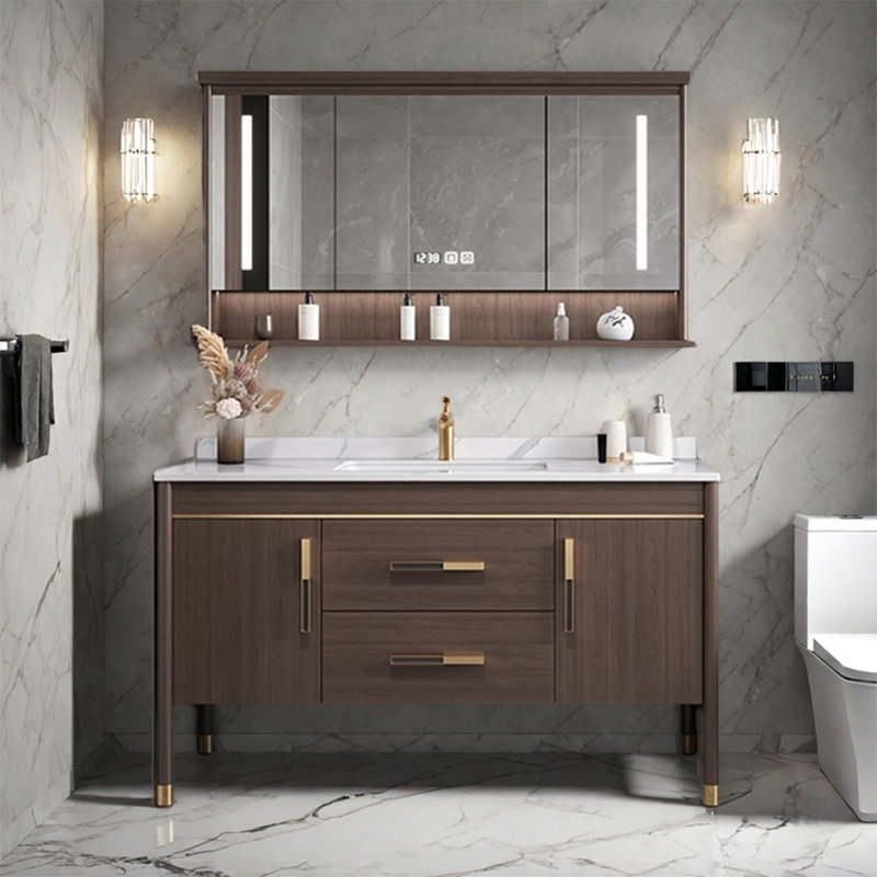 Chinese light luxury high-end bathroom cabinet