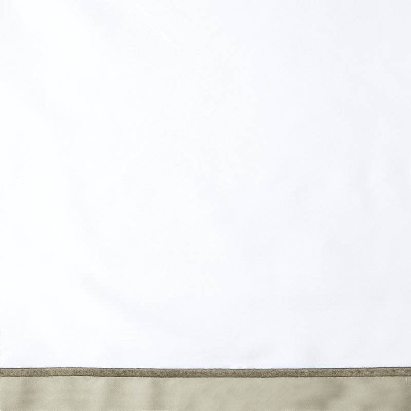 Luna Flat Sheet, King Flat Sheet, White/Pearl