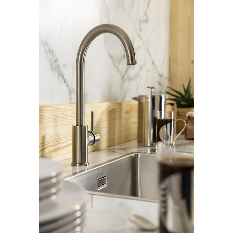 Abode Nico Single Lever Mixertap, Brushed Nickel