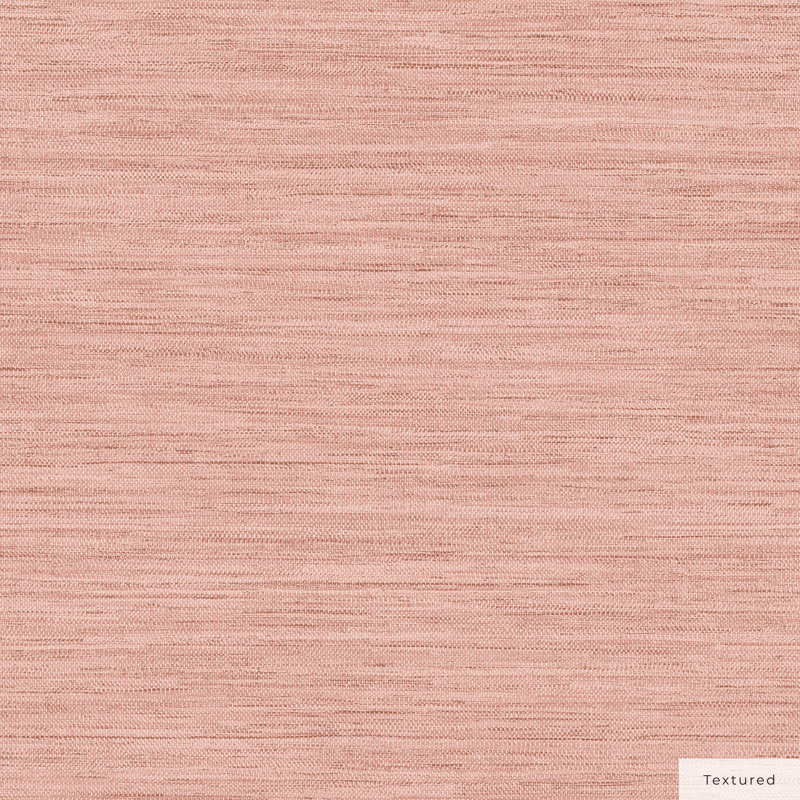 Barayon 33' L x 20.5" W Textured Peel and Stick Wallpaper Roll, Salmon