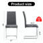 Chaise en porte-à-faux en cuir Ilynn-144333105