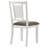 Jayoung Wood Dining Side Chair Distressed White -1228368494