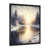Impression noire sur toile encadrée