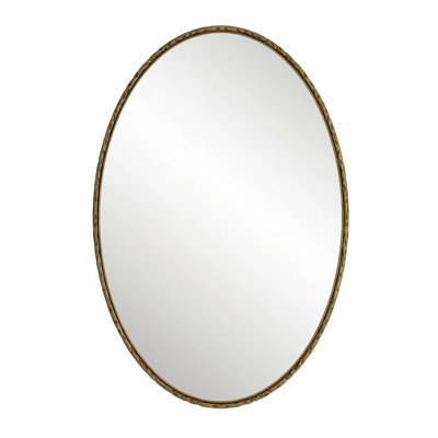 Iron Art Oval Retro Mirror