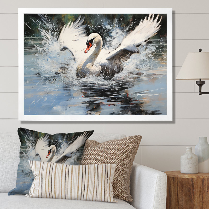 Saw Elegance In Motion I sur toile, Cadre photo blanc, H 24 po x l 32 po x P 1 po