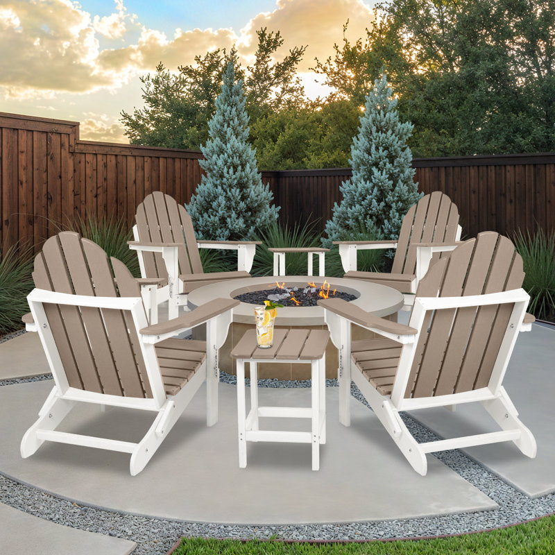 Outdoor Adirondack Chair, Brown
