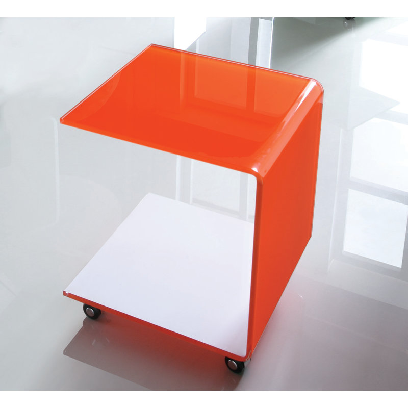 Table de bout Falstaf, Orange