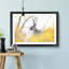Alert Hare In The Meadow In Abstract - Single Picture Frame Painting-55547629-55547630