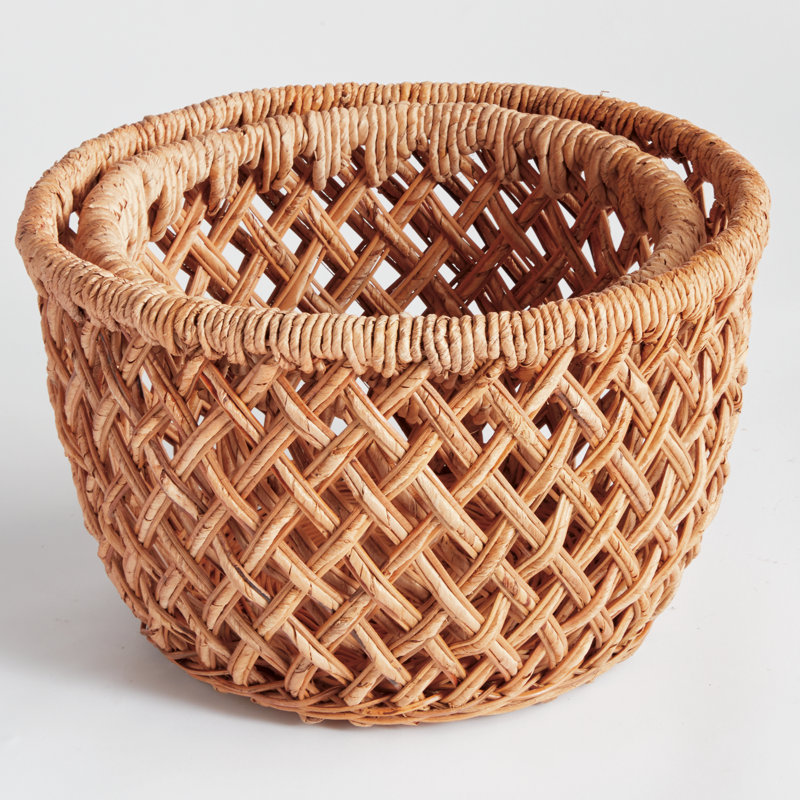 Ensemble de paniers en rotin Cadha