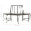 Agosto Steel Outdoor Bench