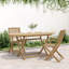 Oakham 160cm Solid Wood Oval Folding Table