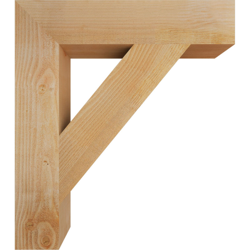 Support de bloc traditionnel, Douglas (sciage brut), H 34 po x l 6 po x P 30 po