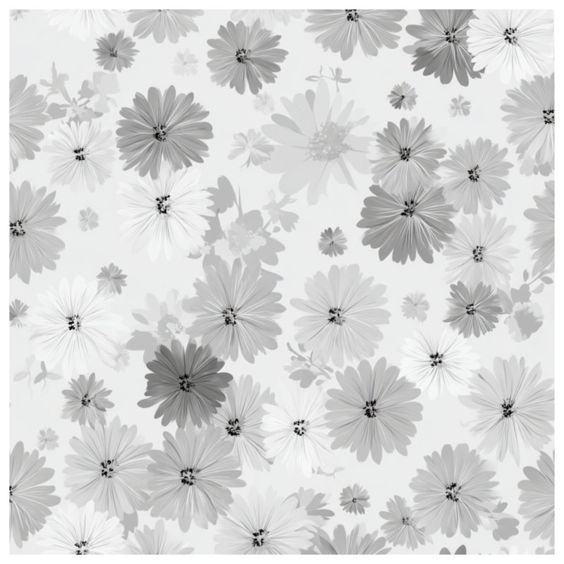 Fleurs édredon floral édredon chic décontracté, Lit simple