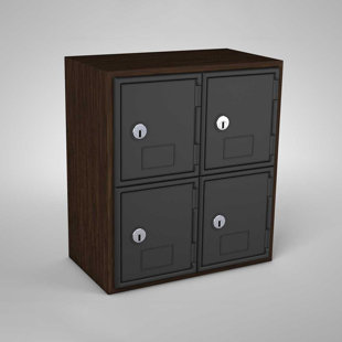 2 - Tier 12'' Cell Phone Locker with Key