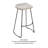 Tiva Handcrafted Backless Barstool, Mango Wood Saddle Seat-1869197530-1869197543