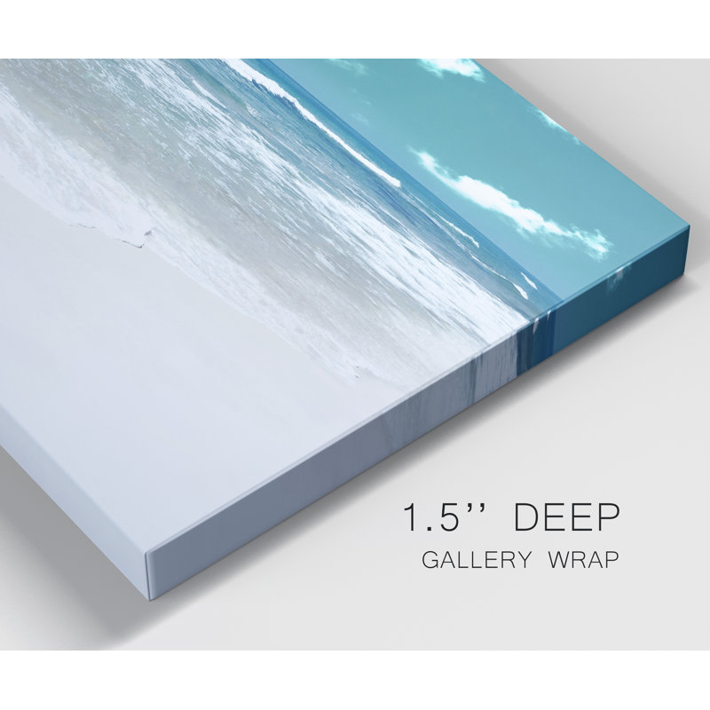 Rolling Wave - Wrapped Canvas Print, 12" H x 8" W x 1" D