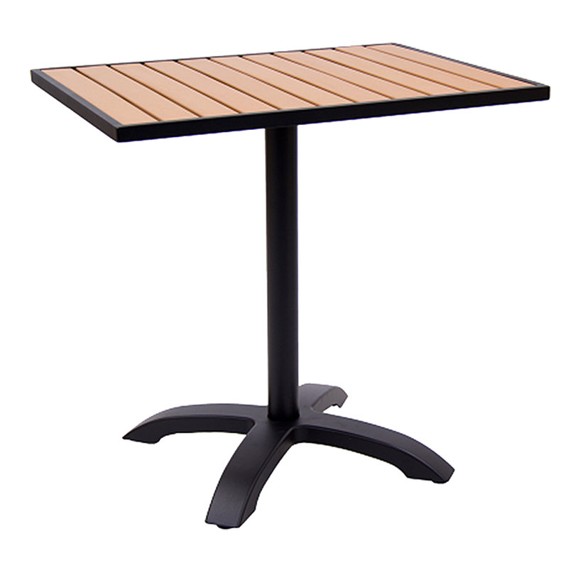 Table et piètement en teck H&D Patio 24" x 30"