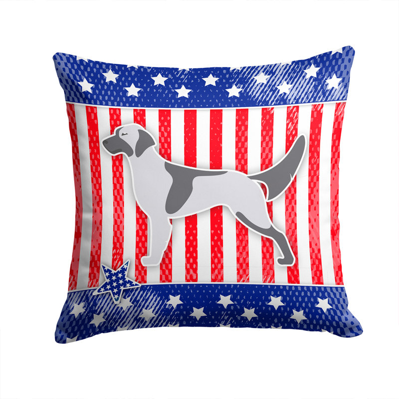 Coussin intérieur/extérieur Patriotic, H 14 po x l 14 po x P 3 po