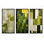 Ensemble de 3 reproductions d'art abstrait vert-42349337-42349343