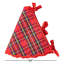 Red Plaid Quilted Tree Skirt