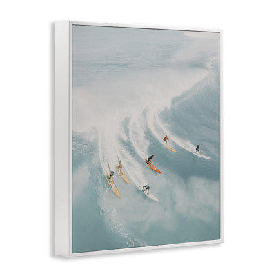 «Surfing Race Seascape», estampe numérique par LSR Design Studio