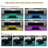 Horacio High Gloss Coffee Table With 16 Colors LED Lights,19.7'' H X 43.3'' W X 21.7'' D-100646332