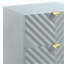 Table de chevet 2 tiroirs Gaines Grey