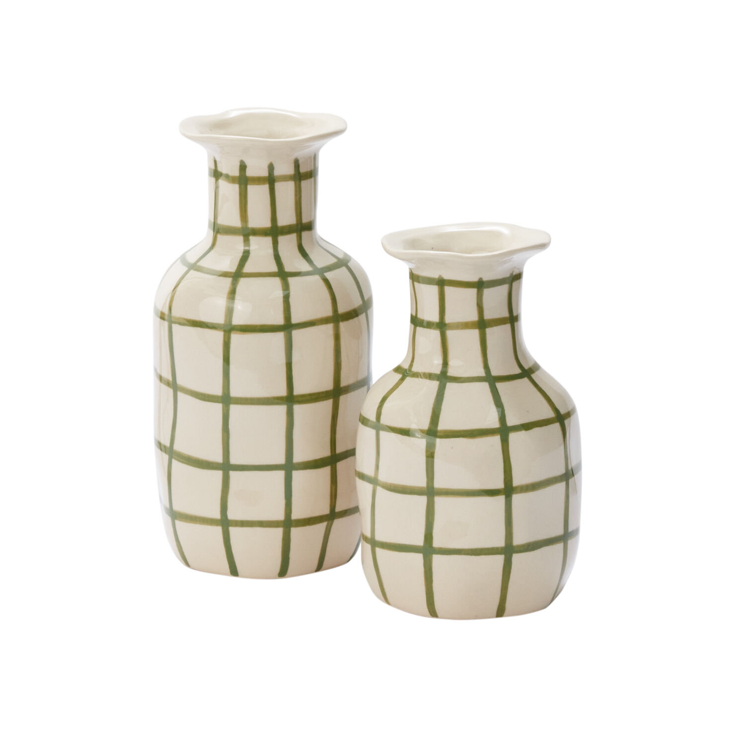 Vase, 7.75" H x 4" W x 4" D