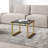 Edwill 23.6" Coffee Table with High Gloss Finish-1730765417