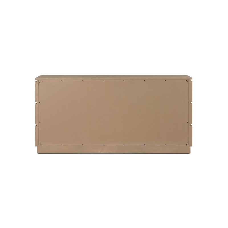 Mariella 6 Drawer Dresser-Beige Painted Linen