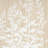 Wood Textured Floral Cream Wall Decor with White Painted Accents and Beaded Frame