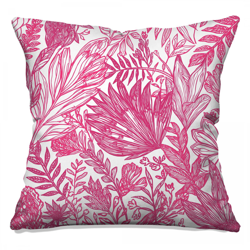 Coussins roses, 20 po x 20 po
