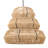 20"W Addia 1-Light Unique/Statement Tiered Jute Pendant