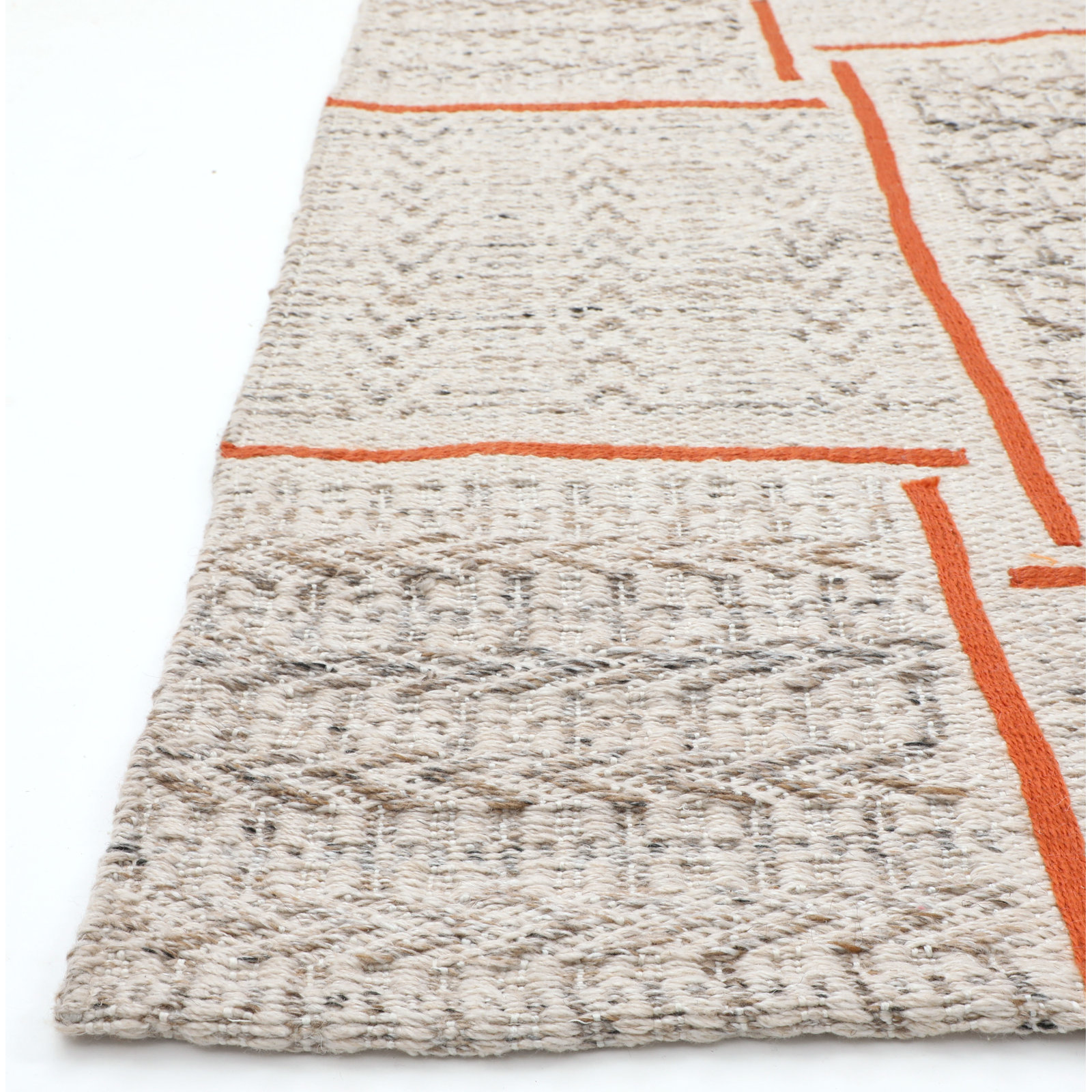 Lenore Plaid Geometric Outdoor Rug, Rectangle 5' x 8'