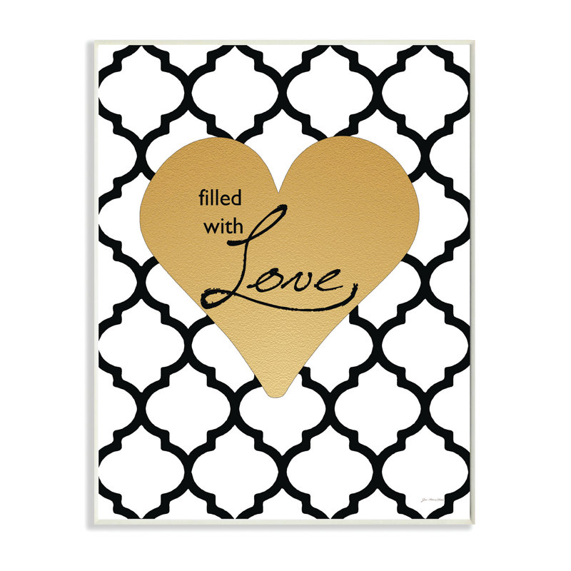 «Fills with Love», impression, H 15 po x l 10 po, Plaque murale