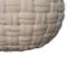 Kresten 48cm Wide Round Solid Colour Pouffe Ottoman-799634194