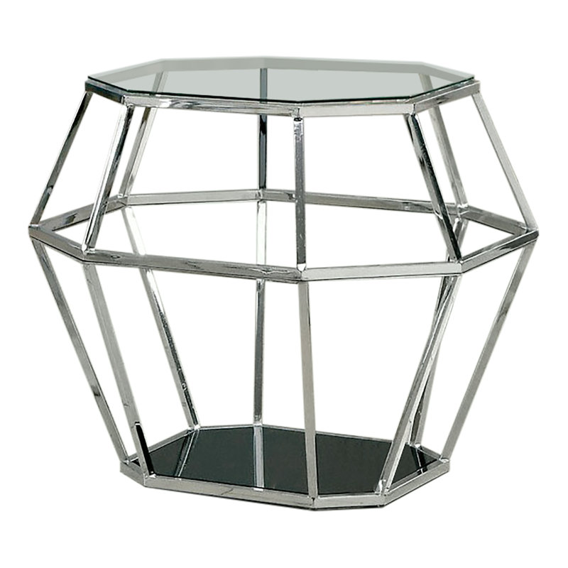 Aguiar Glass Top End Table