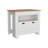 Kitchen Island 35" H, 2 Doors, 3 Shelves, Macadamia-1748746764