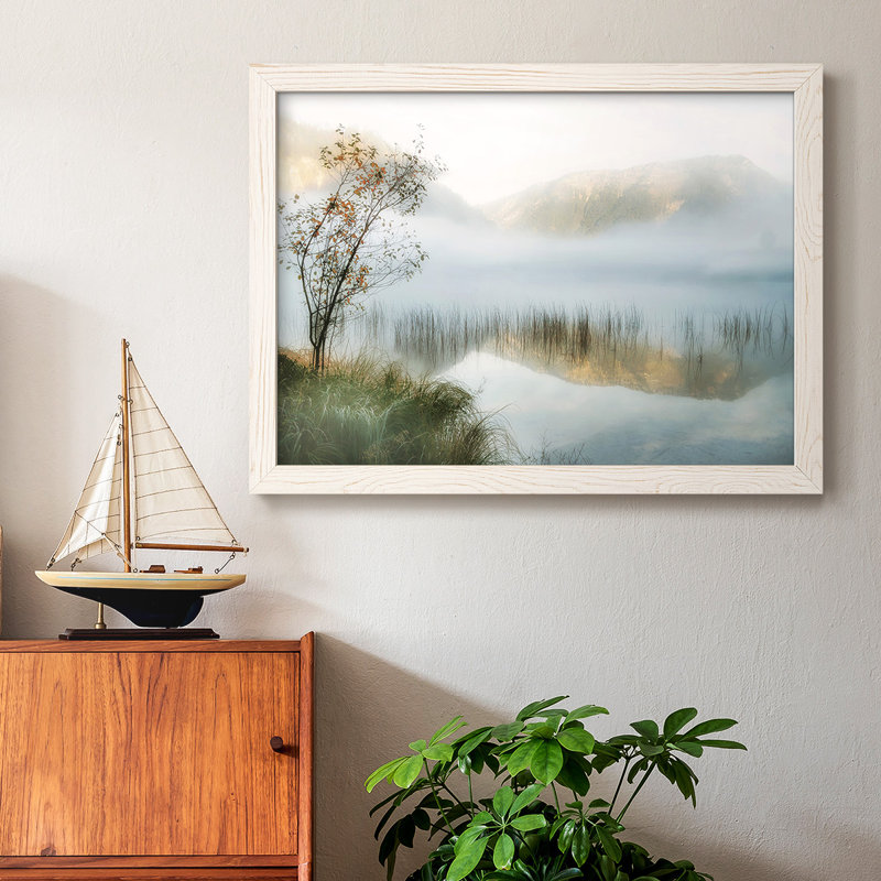 «Golden Mirror of March», reproduction d'art sur toile, Blanc, H 14 po x l 20 po x P 1,5 po