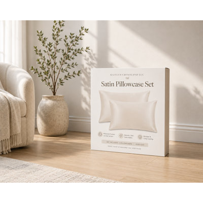 Kaitlyn Crossland LLC Satin Pillowcase Set