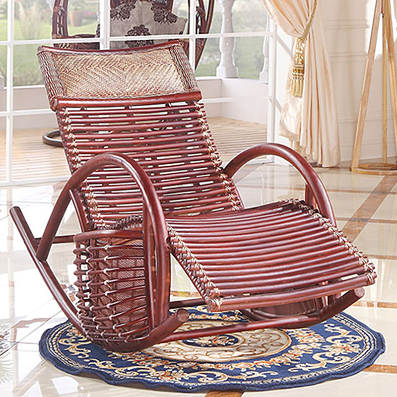 Chaise berçante chinoise exquise